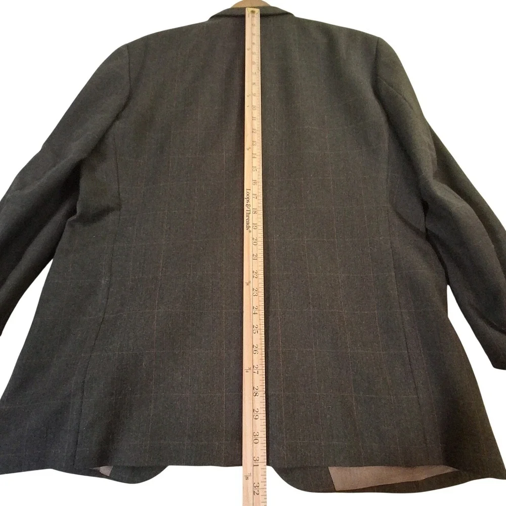 Ralph Lauren Polo University Club Sport Coat Men's 46 Jacket Wool Plaid Canada